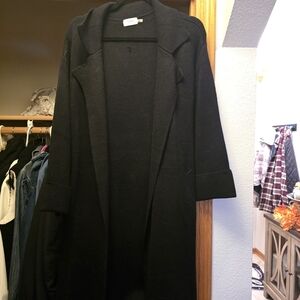 Black Longline Coat